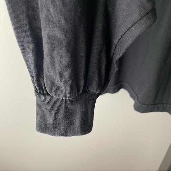 Vintage University of Calgary Long Sleeve Tshirt Tee Black Mens Size XL - Picture 4 of 7